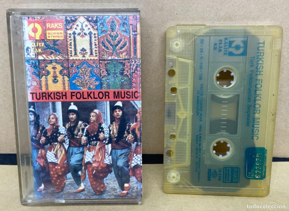 Cassetes antigas: CINTA/CASETE TURQUISH FOLKLOR MUSIC. TDK854
