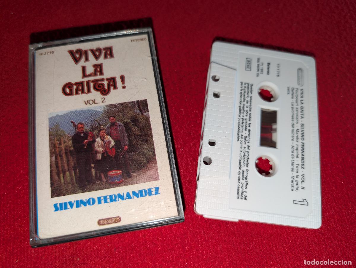 Alte Kassetten: SILVINO FERNANDEZ Viva la gaita! VOL.2 II K7 CASSETTE 1982 Diamante GALIZA GALICIA