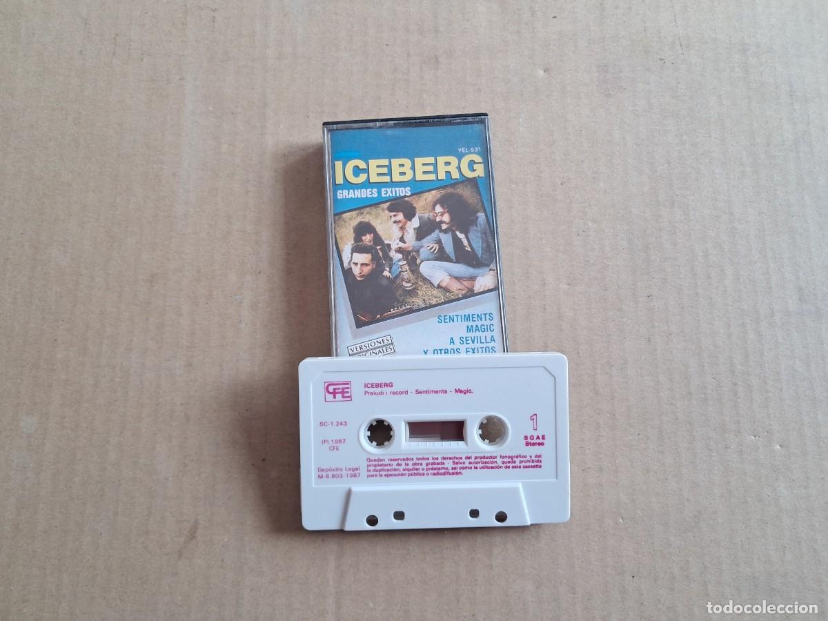 Casetes antiguos: ICEBERG - GRANDES EXITOS CASETE 1987 - Foto 1