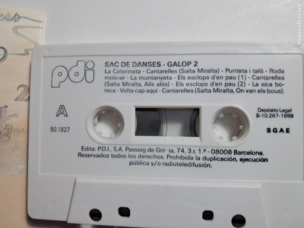 Casetes antiguos: SAC DE DANSES, GALOP 2 CASSETTE - Foto 2