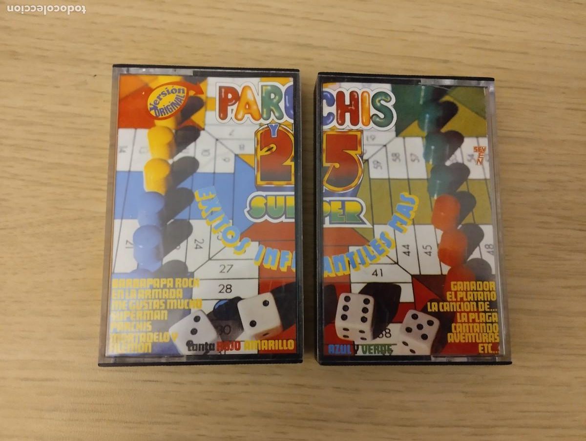 Casetes antiguos: Cintas casettes antiguas Parch&iacute;s 25 Super exitos - Foto 1