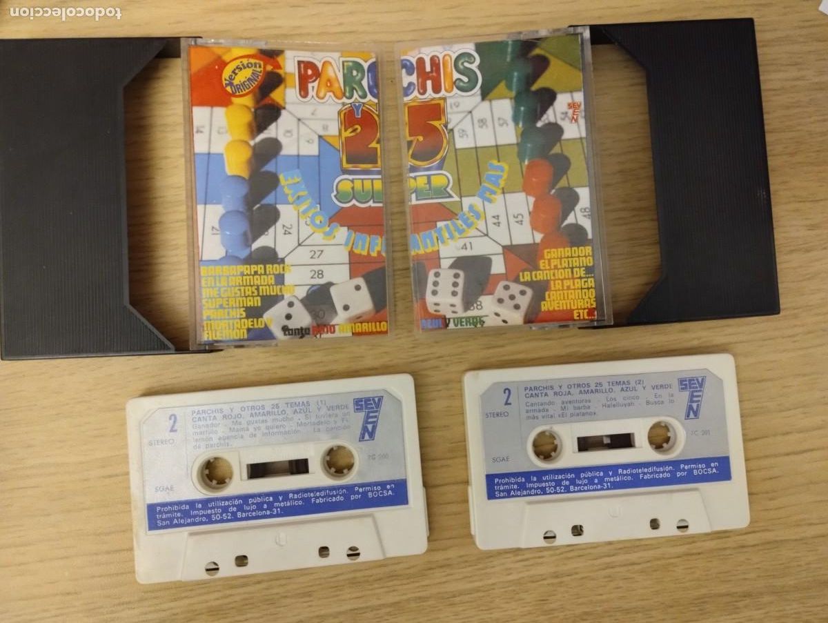 Casetes antiguos: Cintas casettes antiguas Parch&iacute;s 25 Super exitos - Foto 2