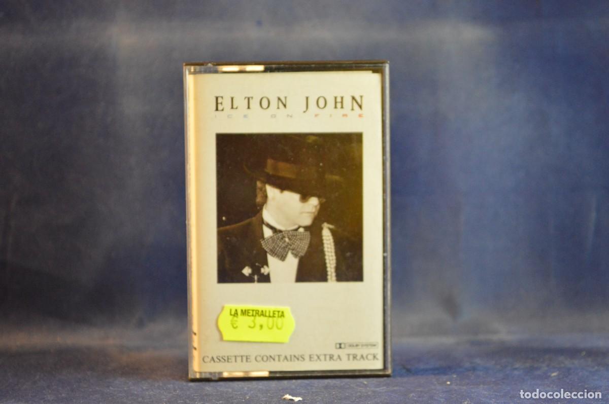 Casetes antiguos: ELTON JOHN ICE ON FIRE - CASETES - Foto 1