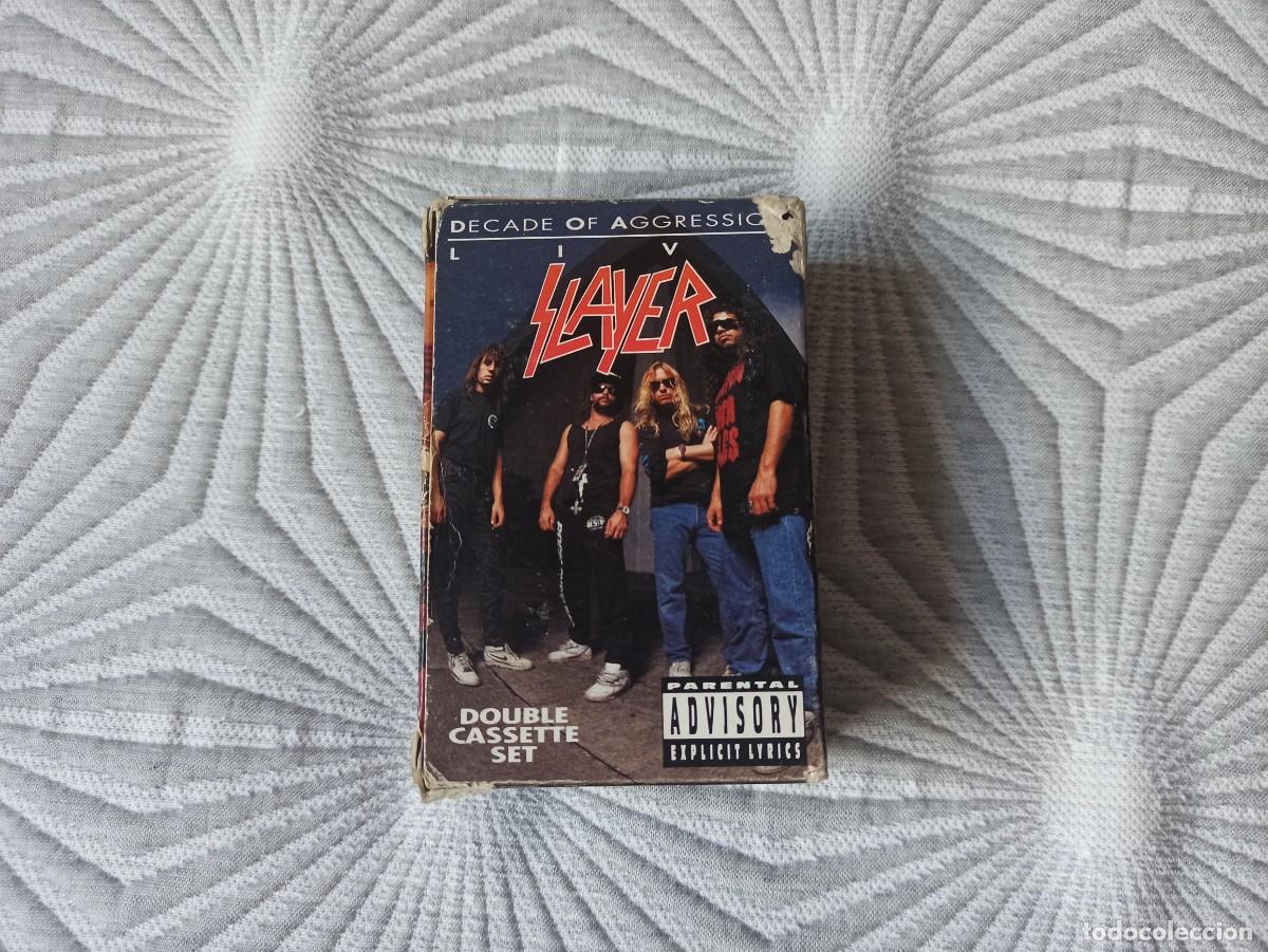 Casetes antiguos: Slayer &ndash; Decade Of Aggression Live (precintadas) - Foto 1
