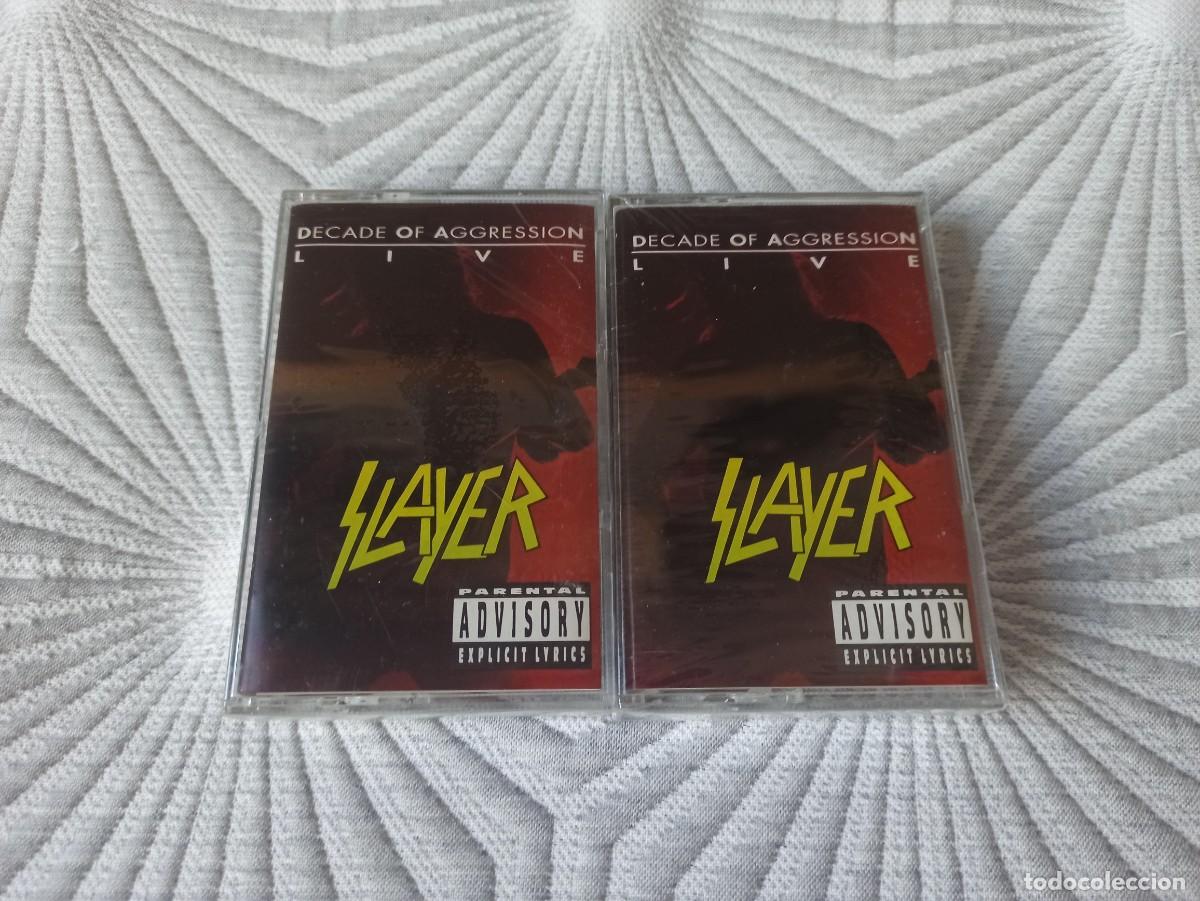 Casetes antiguos: Slayer &ndash; Decade Of Aggression Live (precintadas) - Foto 5