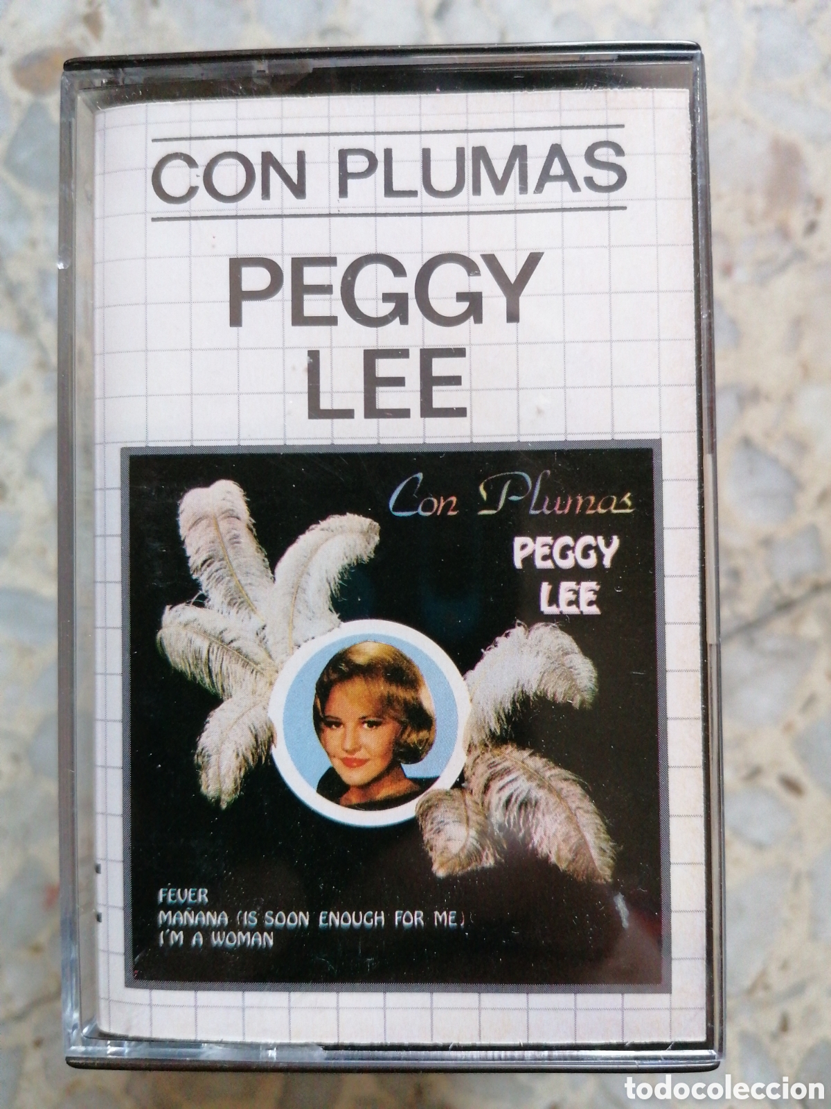 Cassetes antigas: CASSETTE PEGGY LEE CON PLUMAS CASETE