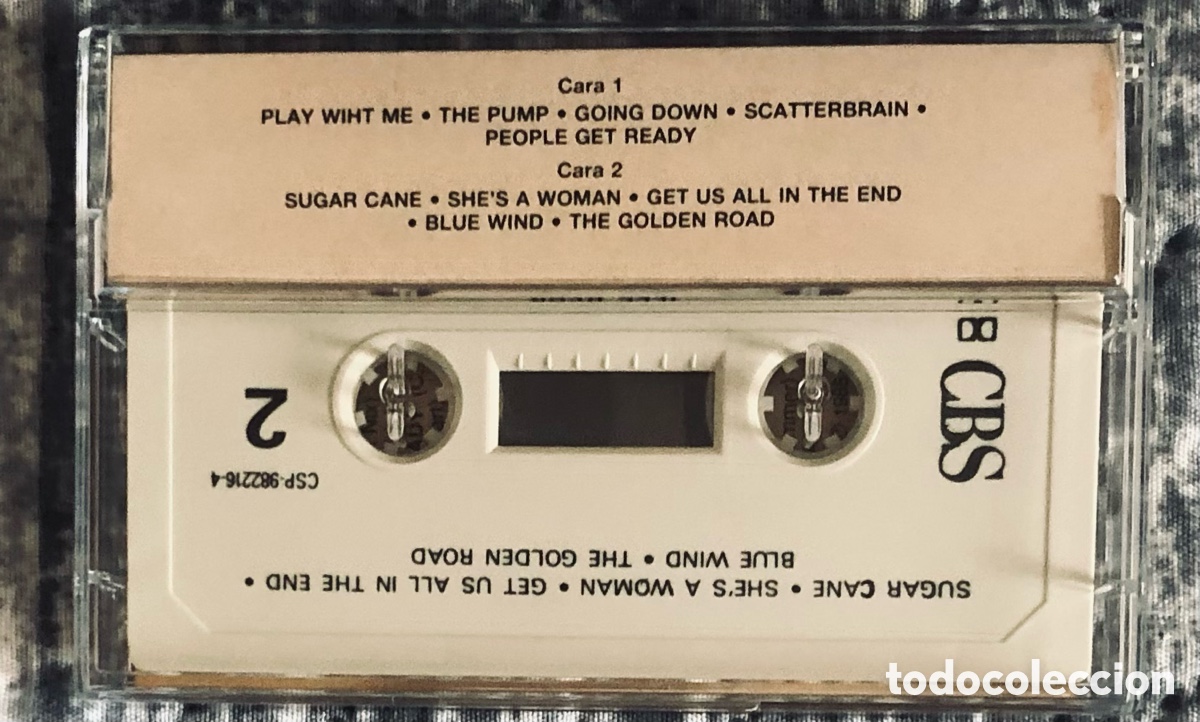 Casetes antiguos: Jeff Beck: Blue Wind (Ed. 1989) - Foto 4