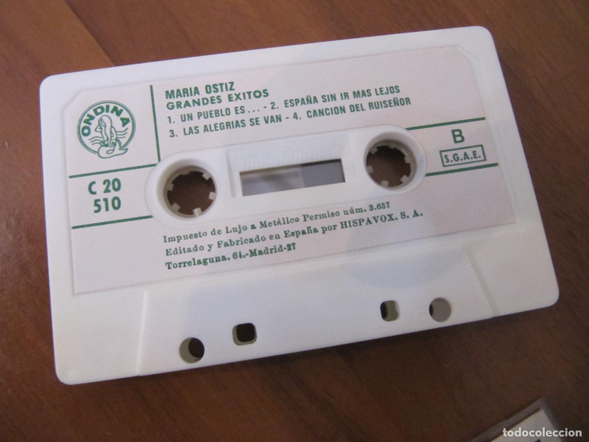 Casetes antiguos: Mar&iacute;a Ostiz - grandes Exitos - Foto 2