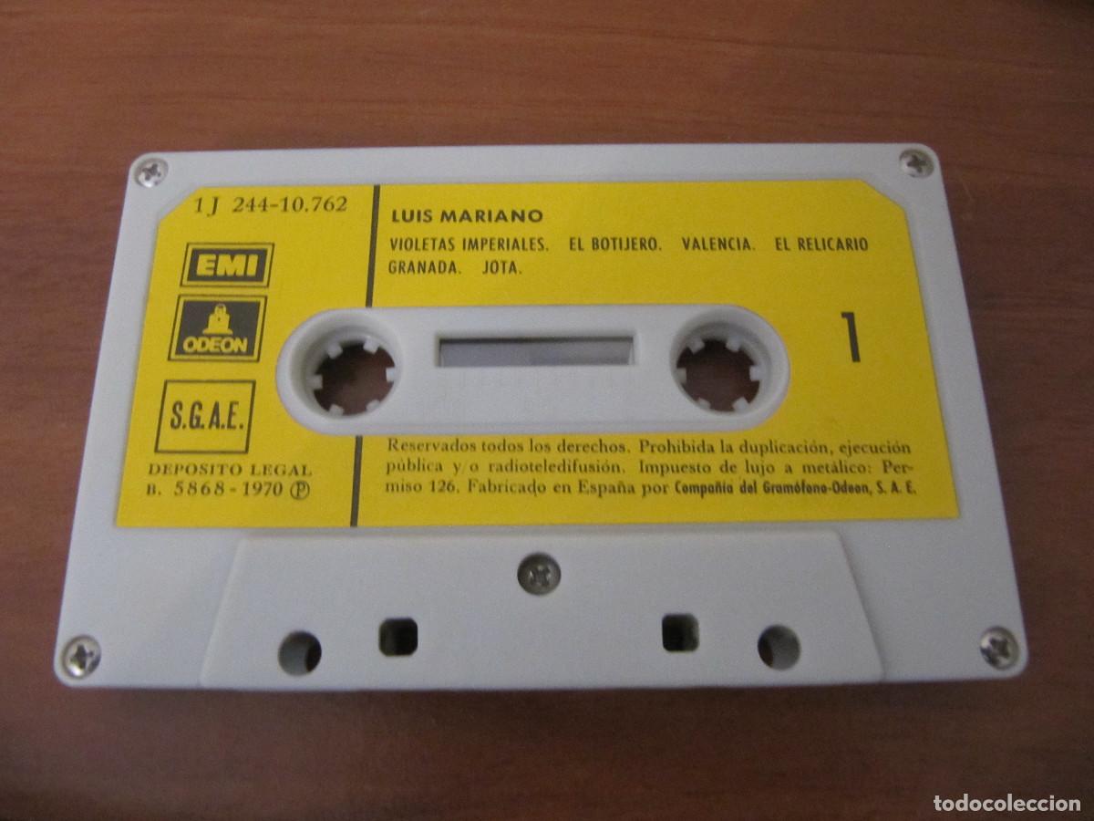 Casetes antiguos: ( LUIS MARIANO ACOMP. ORQUESTA ) - Foto 2