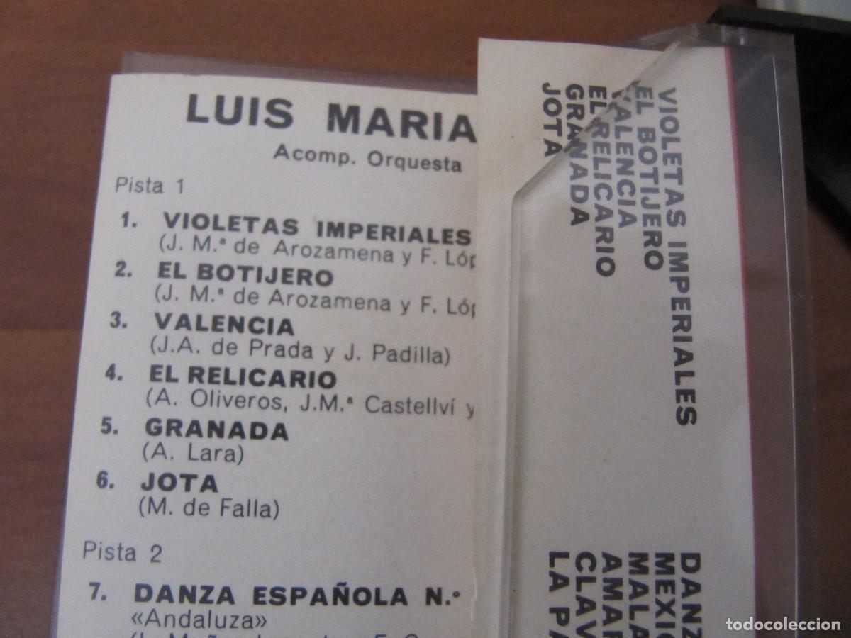 Casetes antiguos: ( LUIS MARIANO ACOMP. ORQUESTA ) - Foto 4