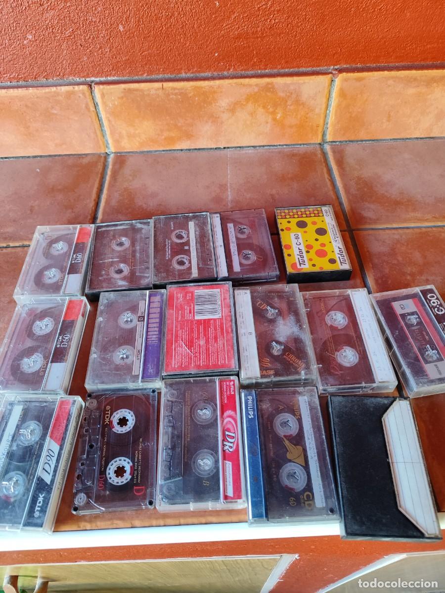 Casetes antiguos: LOTE 16 CINTAS DE CASSETE GRABADOS EN CASA CINTAS REGRABABLES- OPORTUNIDAD &Uacute;NICA