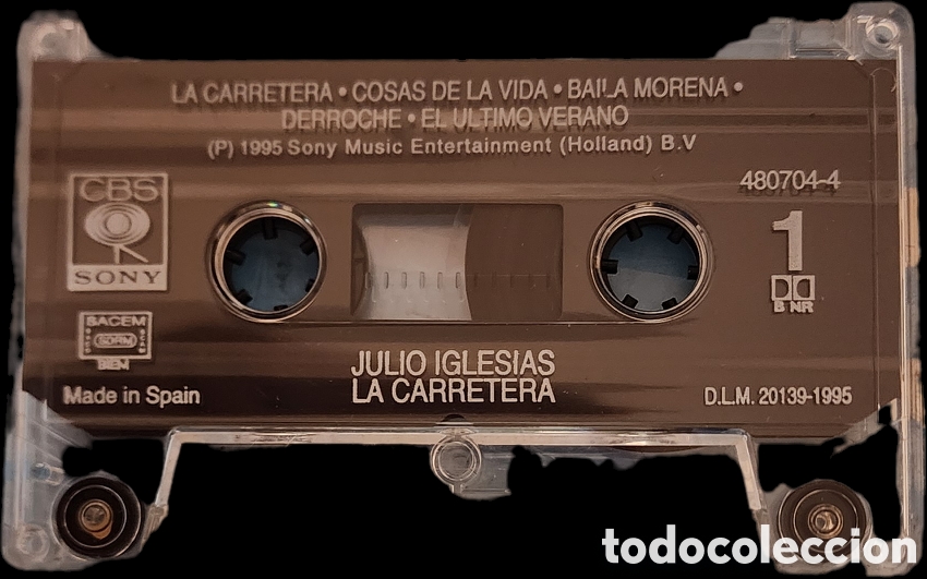 Casetes antiguos: Cinta cassette JULIO IGLESIAS 1995 - Foto 1