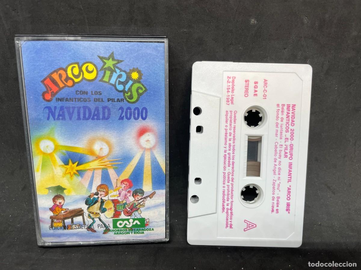 Casetes antiguos: CINTA CASETE ARCO IRIS CON LOS INFANTICOS DEL PILAR. NAVIDAD 2000. TDK854