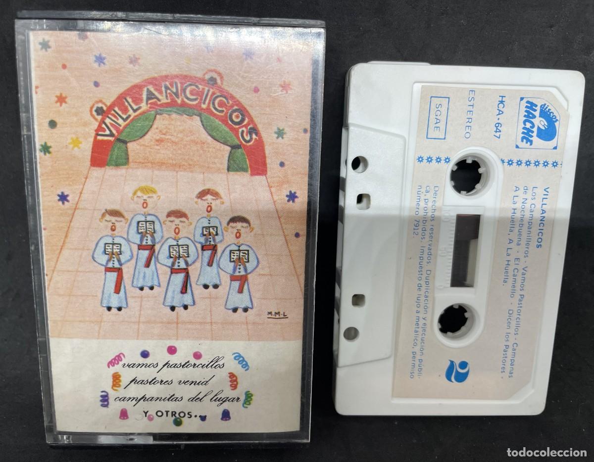 Casetes antiguos: CINTA CASETE VILLANCICOS. VAMOS PASTORCILLOS. PASTORES VENID. CAMPANIAS DEL LUGAR Y OTROS. TDK854