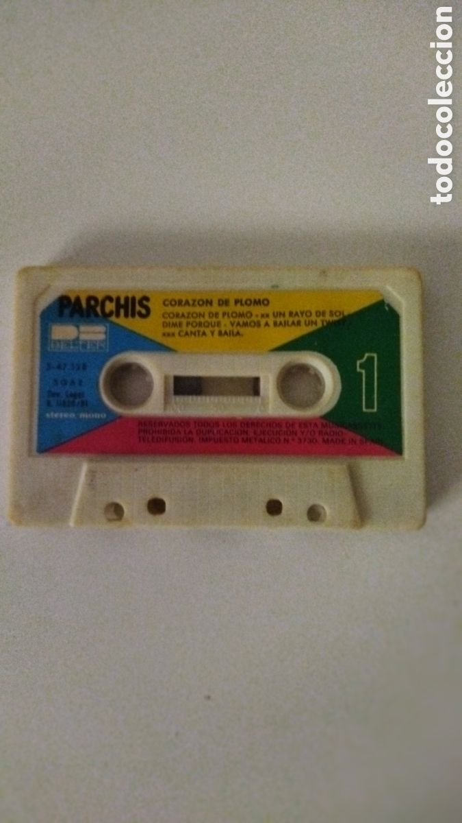 Casetes antiguos: Parchis cassette Coraz&oacute;n de plomo 1981 Belter - Foto 1