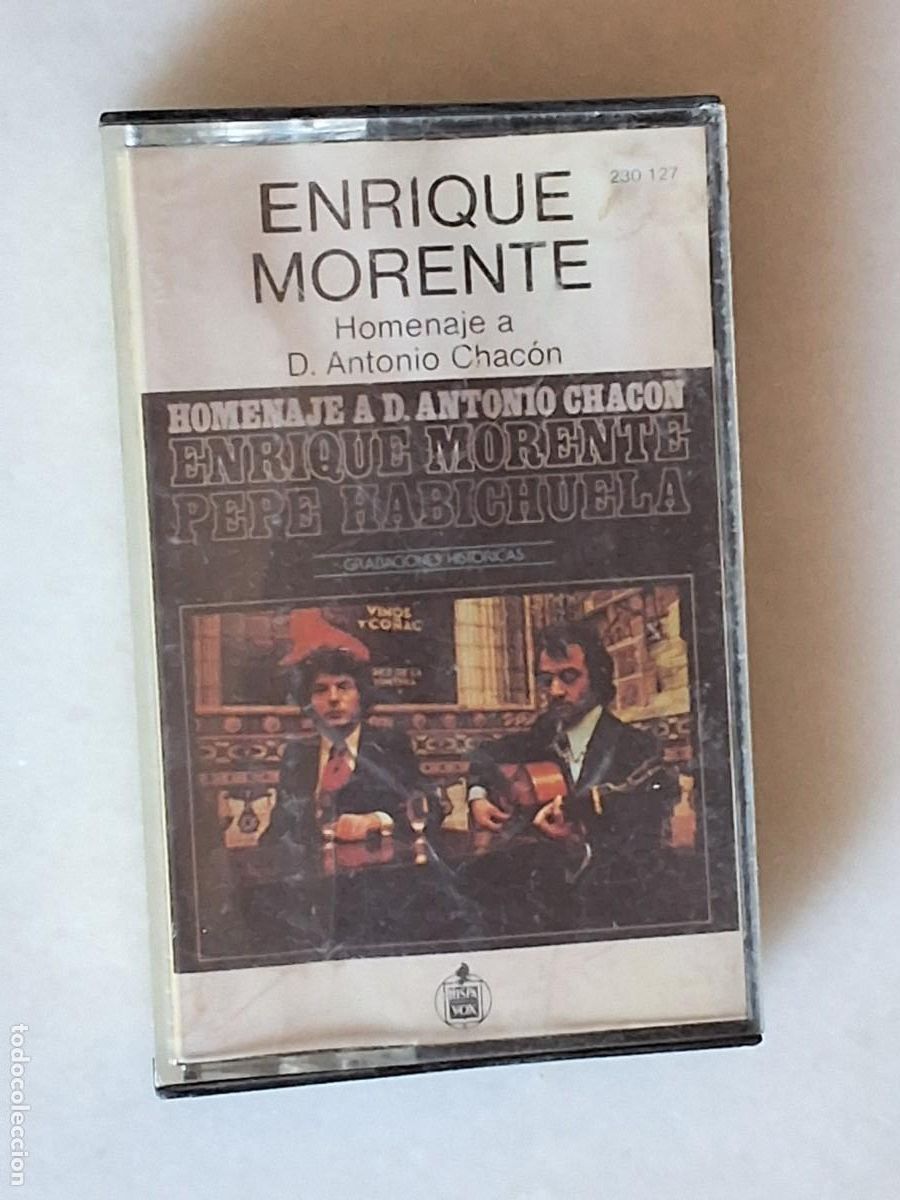 Casetes antiguos: Enrique Morente Homenaje a D. Antonio Chac&oacute;n - Foto 1