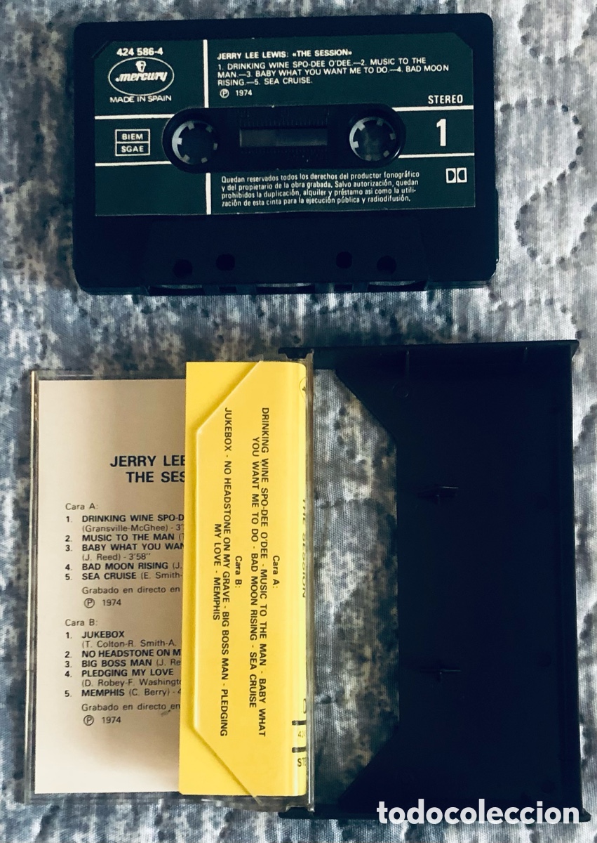 Casetes antiguos: Jerry Lee Lewis: The Session - Foto 2