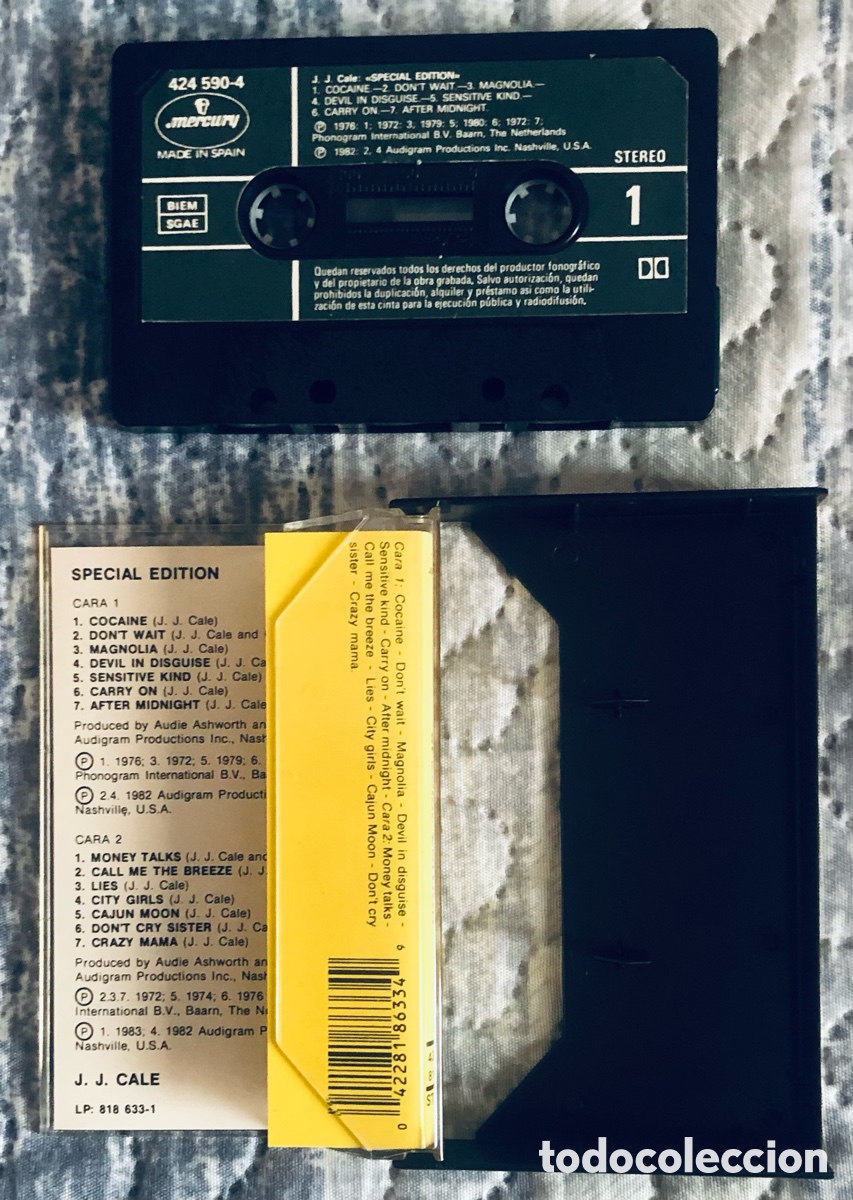 Casetes antiguos: JJ Cale: Special Edition (Ed. 1989) - Foto 2