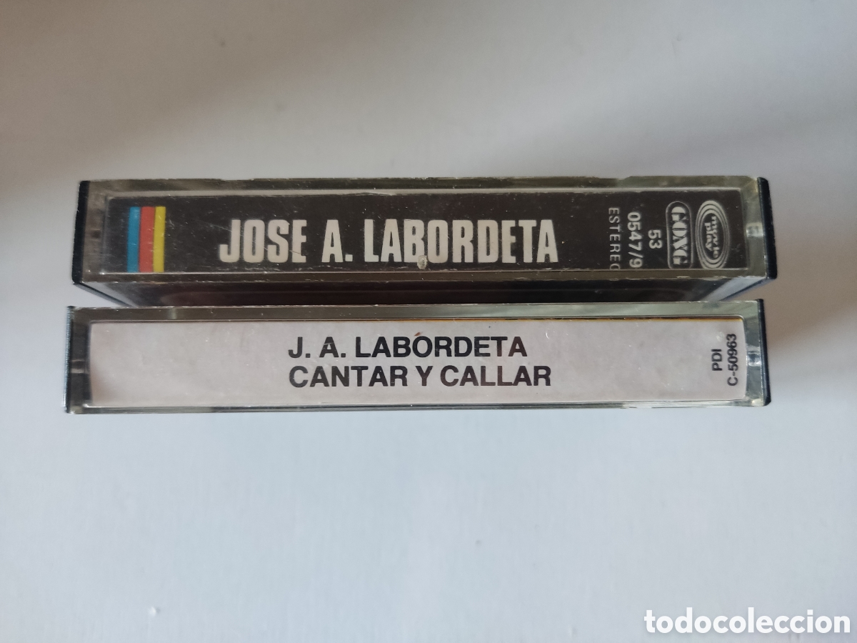 Casetes antiguos: LABORDETA - 2 CINTAS CASETES - Foto 2