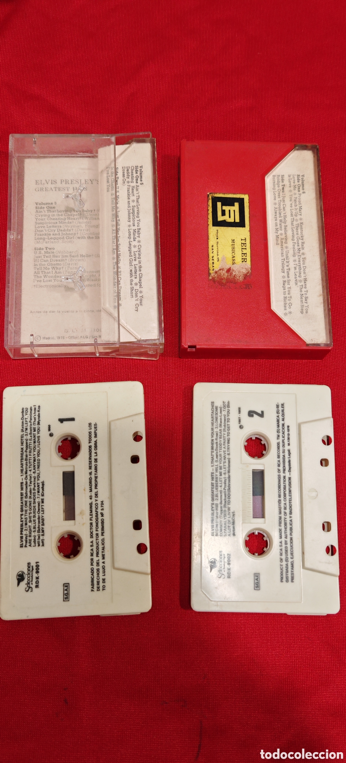 Casetes antiguos: ANTIGUOS CASSETES DE ELVIS PRESLEY - Foto 2