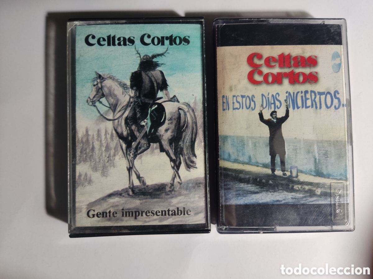 Casetes antiguos: CELTAS CORTOS - DOS CINTAS CASETES - Foto 1