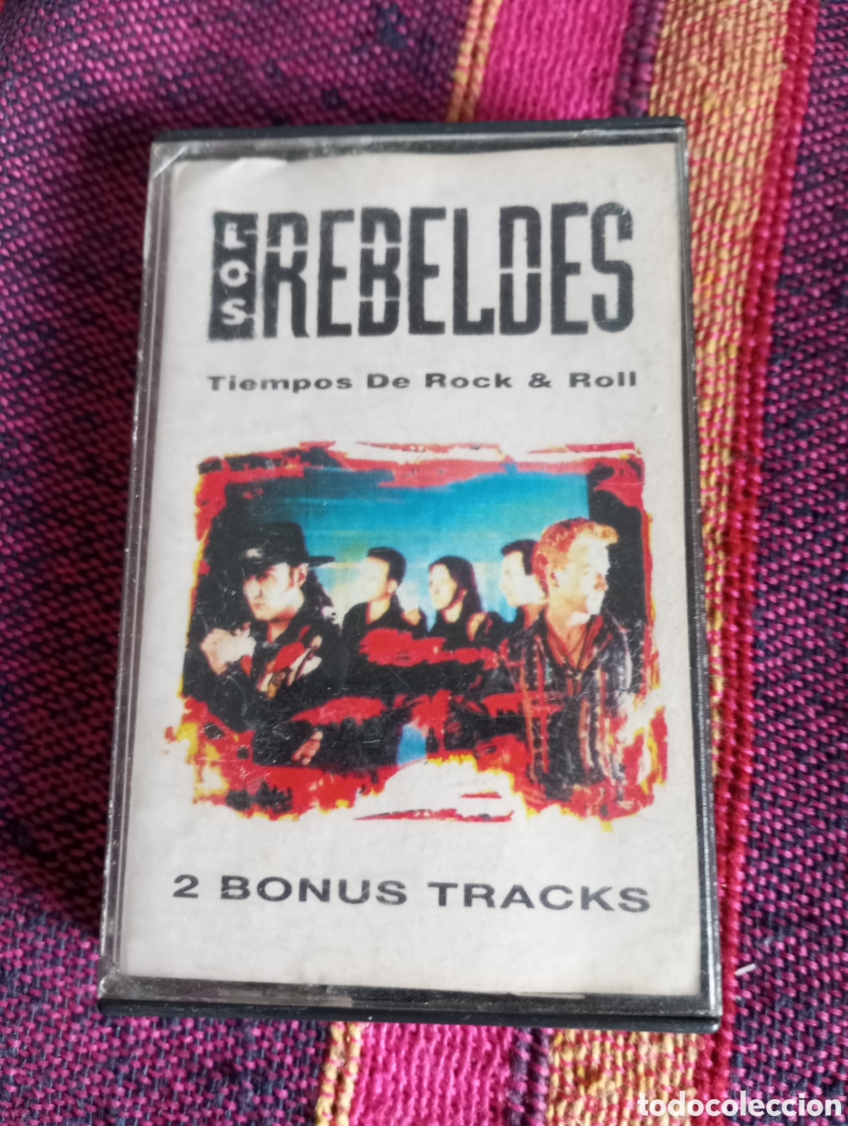 Casetes antiguos: Casete los rebeldes tiempos de rock &roll - Foto 1