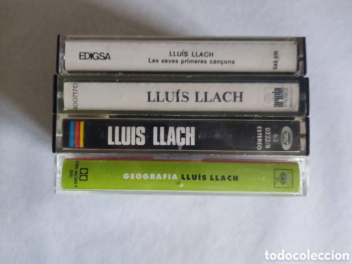 Casetes antiguos: LUIS LLACH - 4 CINTAS CASETES - Foto 2