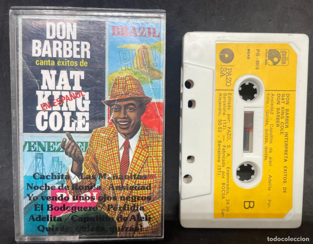 Cassette antiche: CINTA CASETE. DON BARBER CANTA EN ESPA&Ntilde;OL EXITOS DE NAT KING COLE. TDK854