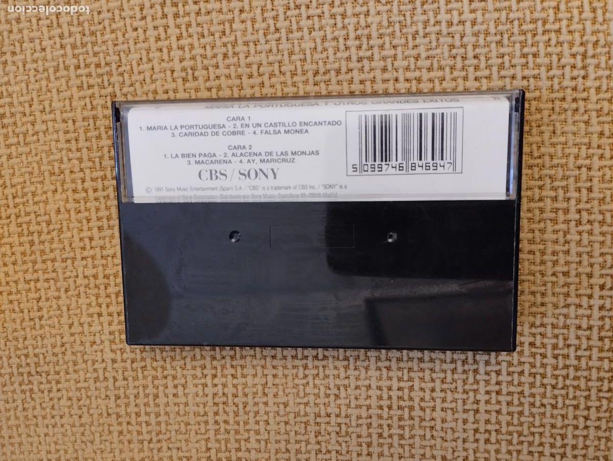 Casetes antiguos: Cinta casette antigua Carlos Cano - Foto 2