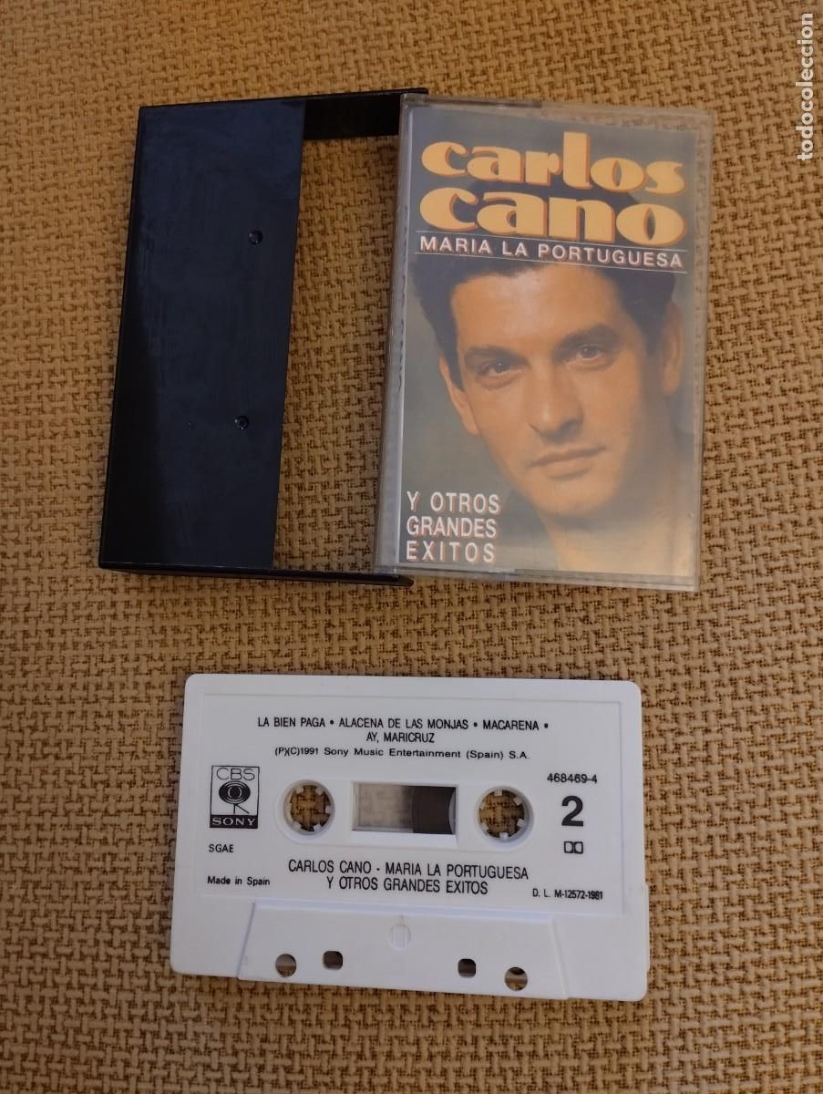 Casetes antiguos: Cinta casette antigua Carlos Cano - Foto 3