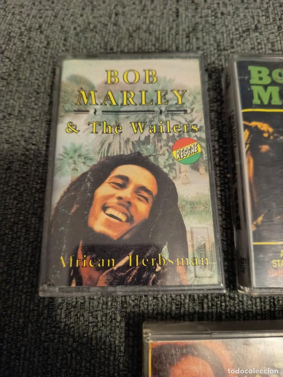 Casetes antiguos: BOB MARLEY LOTE DE 3 CASSETTES - Foto 4