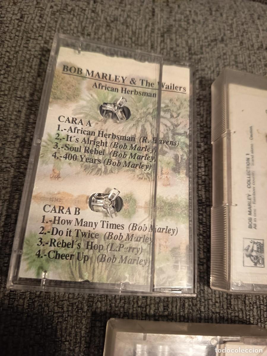 Casetes antiguos: BOB MARLEY LOTE DE 3 CASSETTES - Foto 8