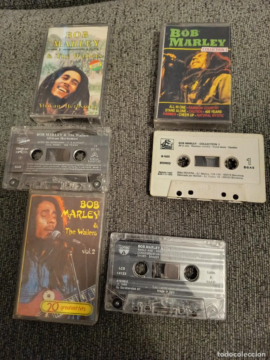 Casetes antiguos: BOB MARLEY LOTE DE 3 CASSETTES - Foto 9