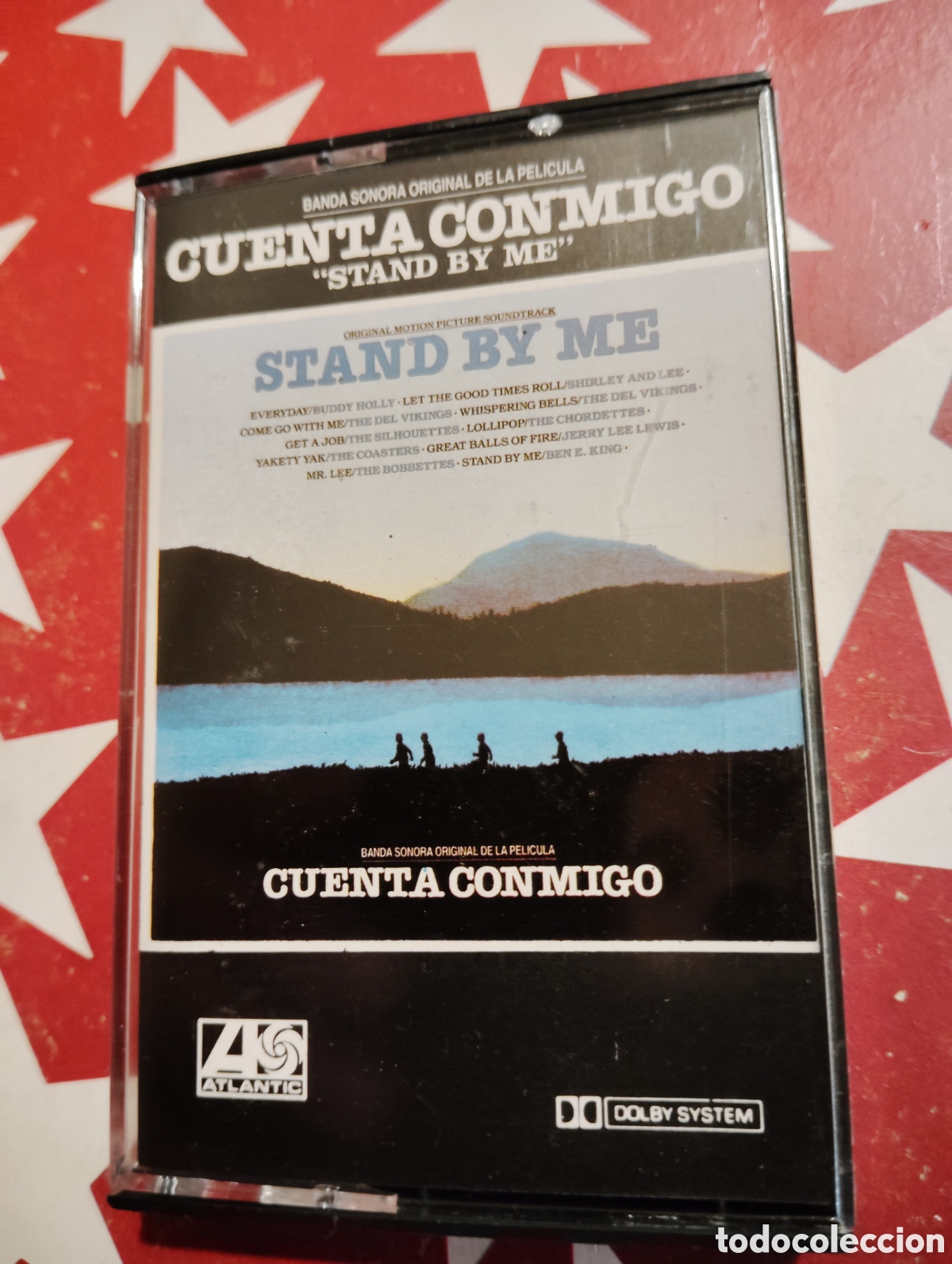 Alte Kassetten: CUENTA CONMIGO / STAND BY ME - BANDA SONORA ORIGINAL , 1986 ESPA&Ntilde;A / CASETE NUEVO .