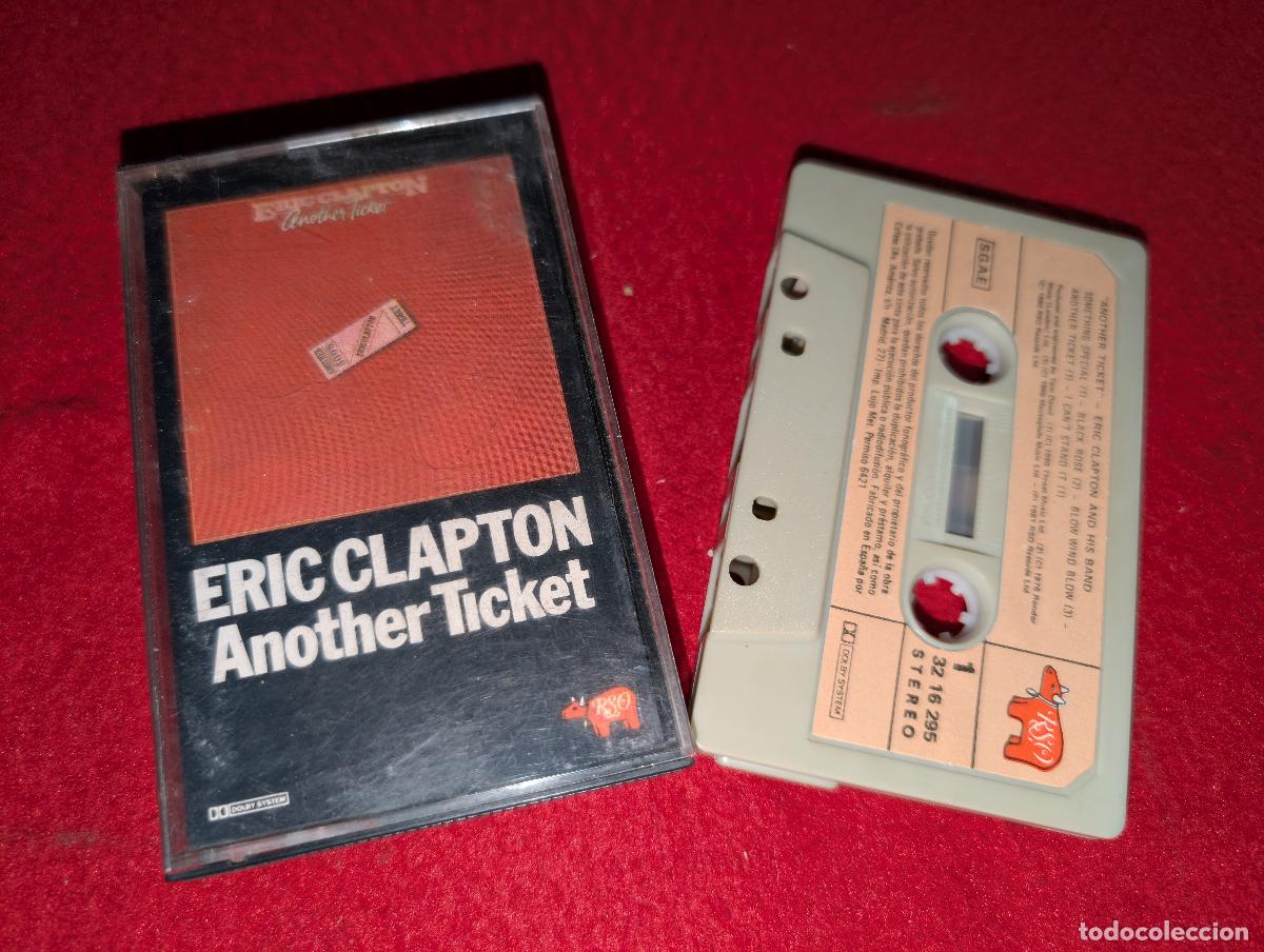 Casetes antiguos: ERIC CLAPTON Another ticket K7 CASSETTE 1981 RSO ESPA&Ntilde;A SPAIN - Foto 1