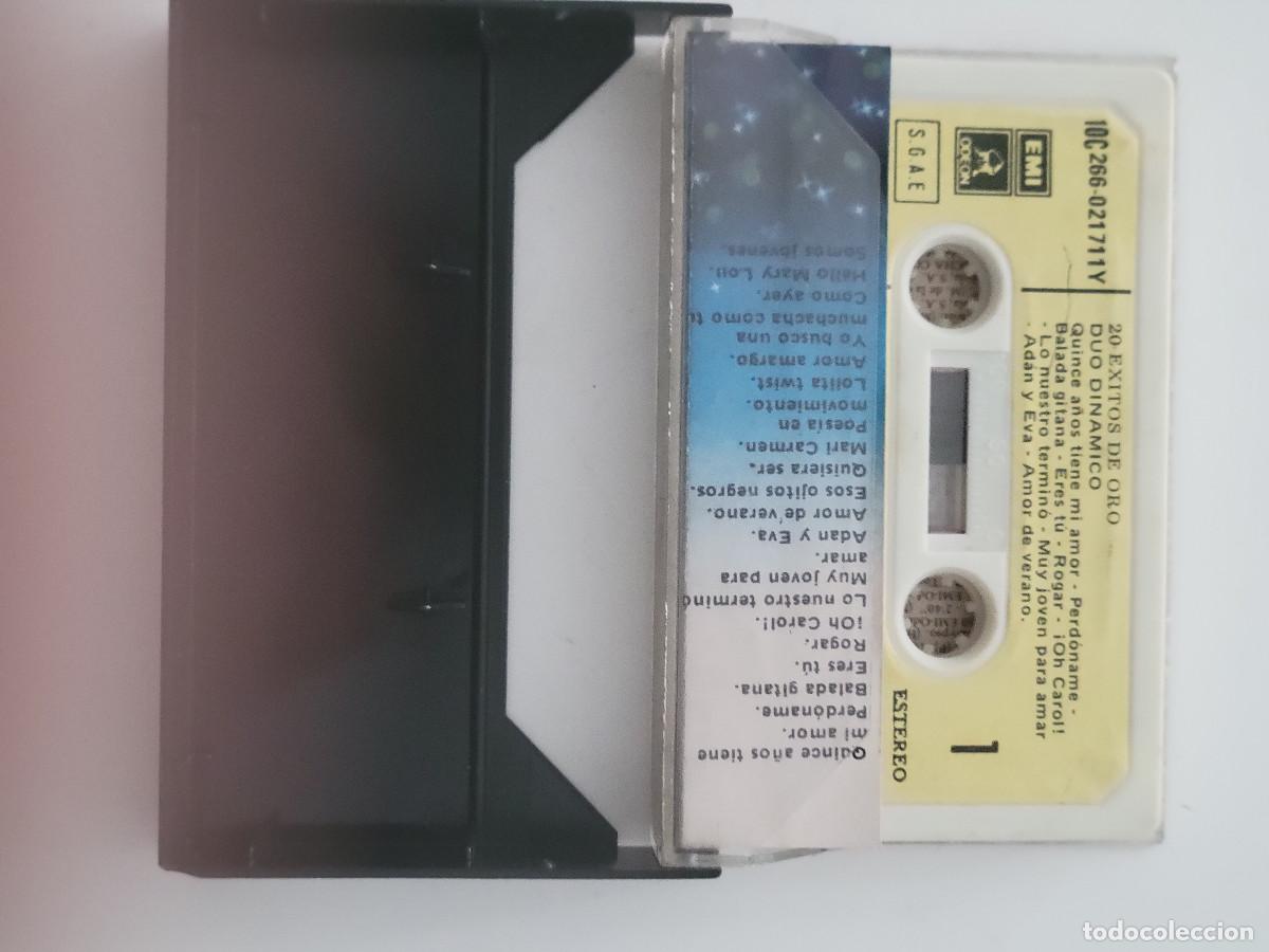 Casetes antiguos: Casette Duo Din&aacute;mico - 20 existos de oro - Foto 4