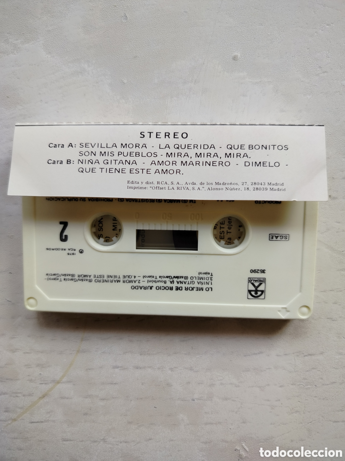 Casetes antiguos: Roc&iacute;o Jurado Cassette 1979 - Foto 2