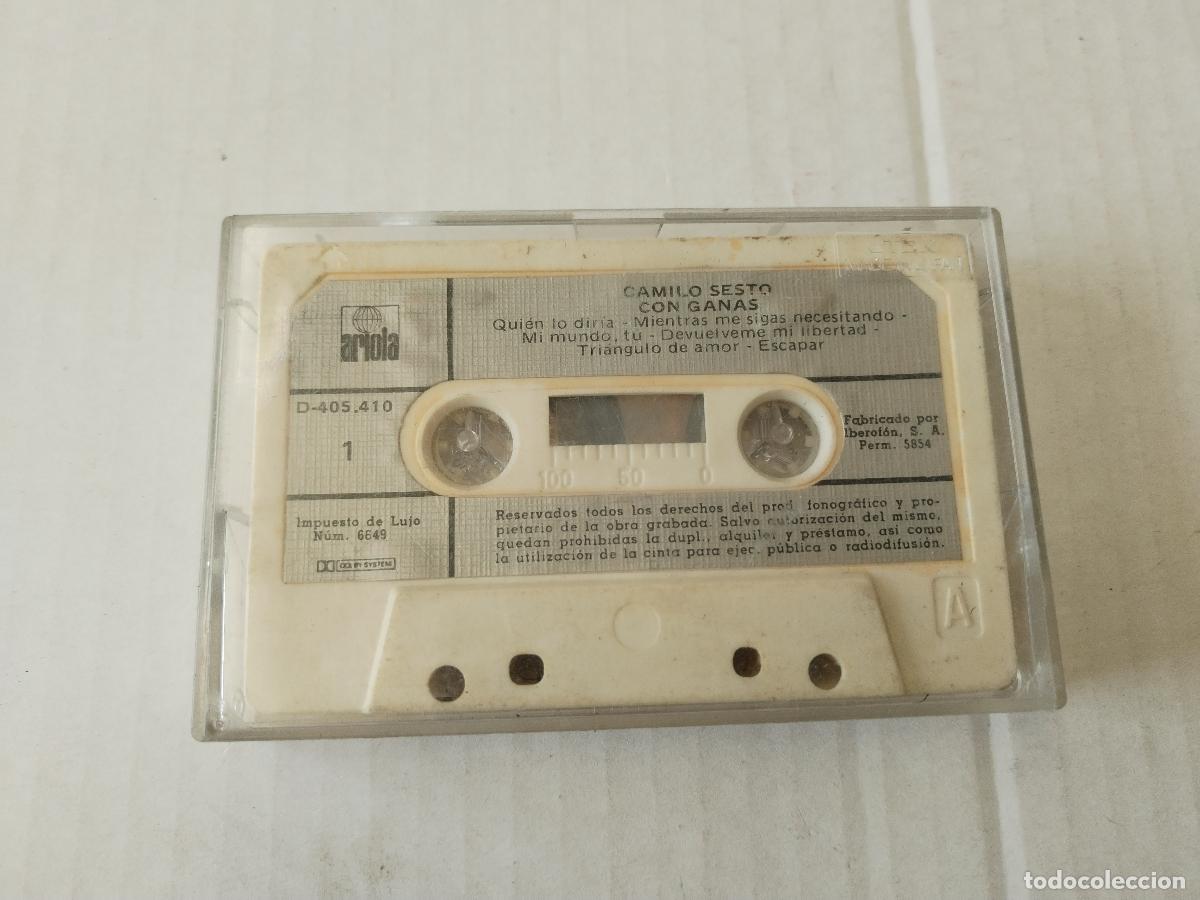 Casetes antiguos: camilo sexto, con ganas, cassette, - c155 - Foto 3