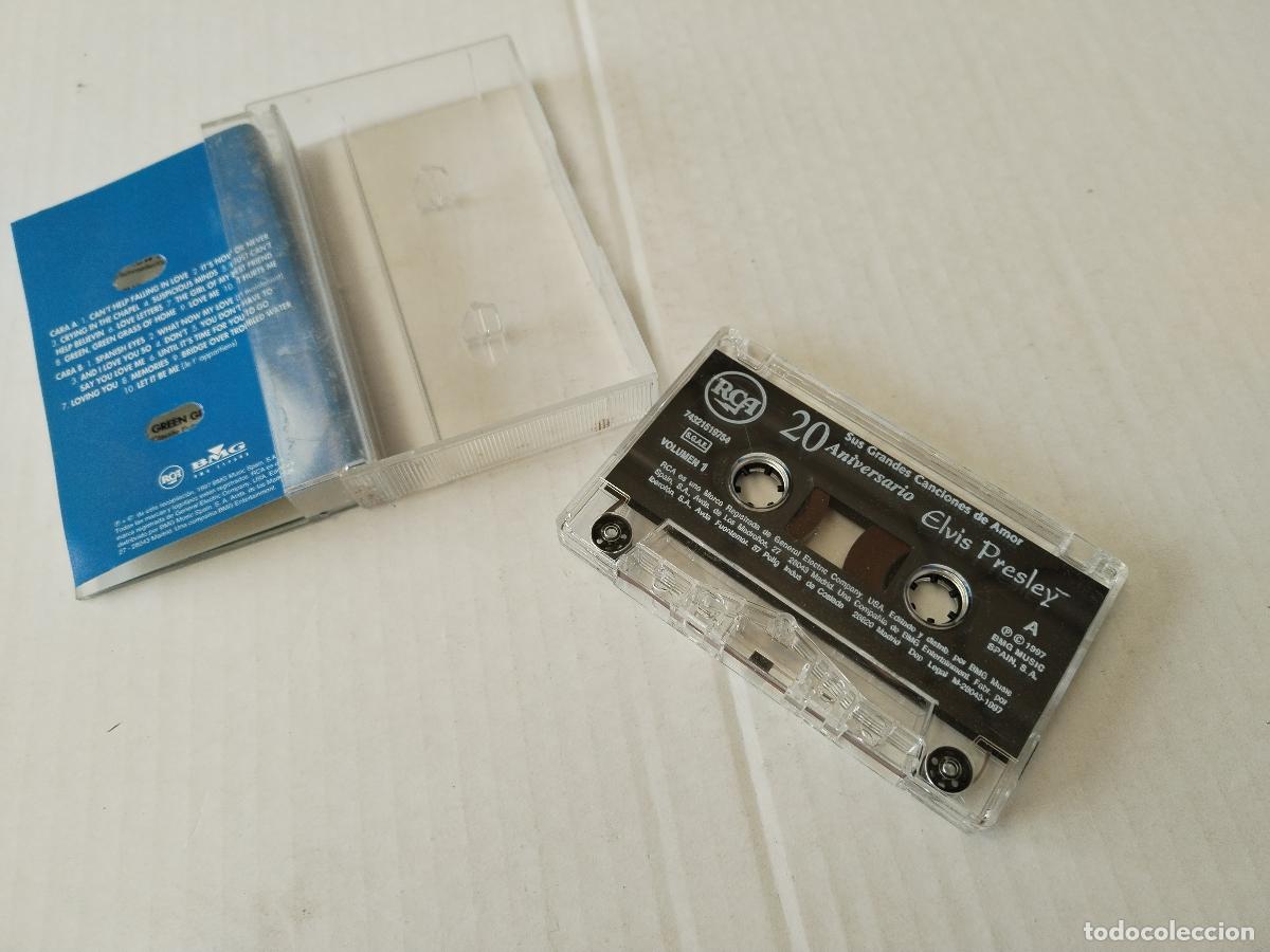 Casetes antiguos: cassette ELVIS 20 ANIVERSARIO 1 - c155 - Foto 2