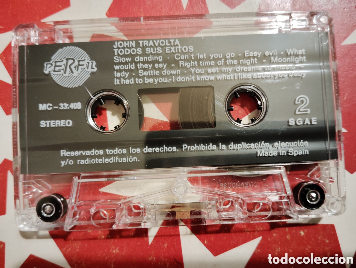 Casetes antiguos: JOHN TRAVOLTA - TODOS SUS EXITOS , 1991 ESPA&Ntilde;A. - Foto 3