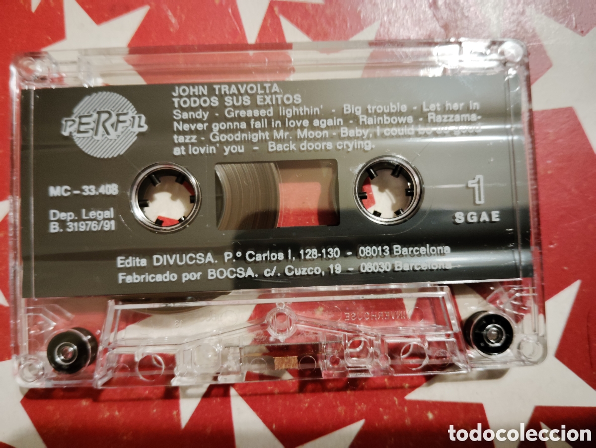 Casetes antiguos: JOHN TRAVOLTA - TODOS SUS EXITOS , 1991 ESPA&Ntilde;A. - Foto 4