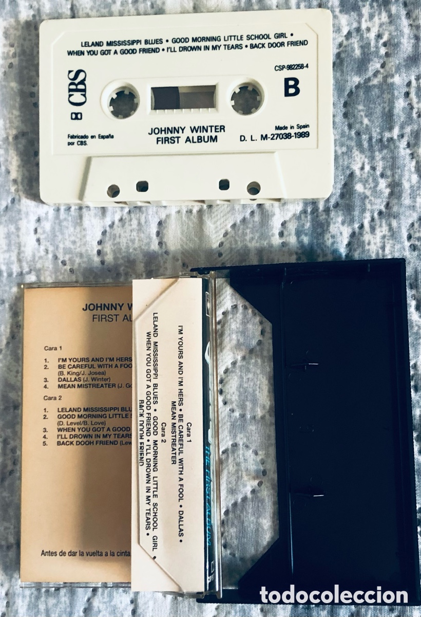 Casetes antiguos: Johnny Winter: The First Album - Foto 3