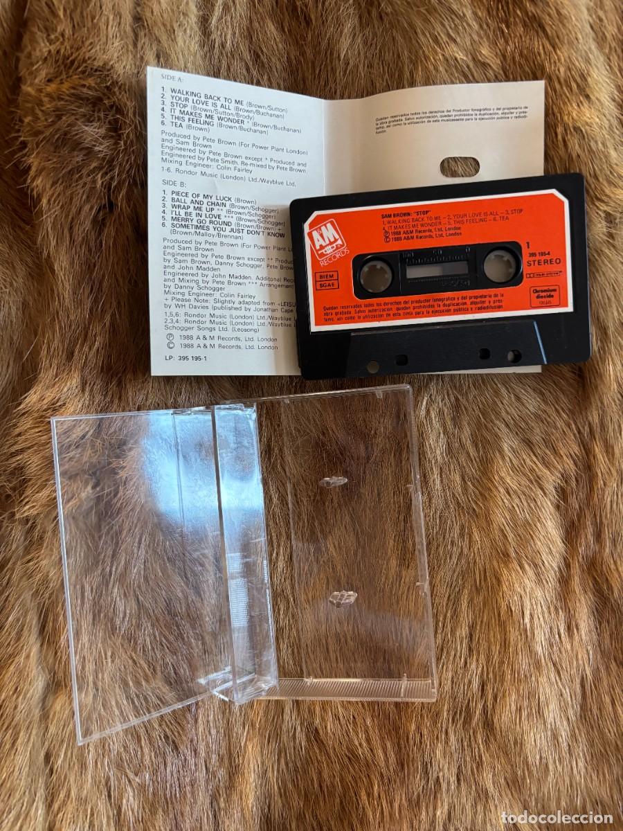 Casetes antiguos: SAM BROWN STOP! 1988 - Foto 3
