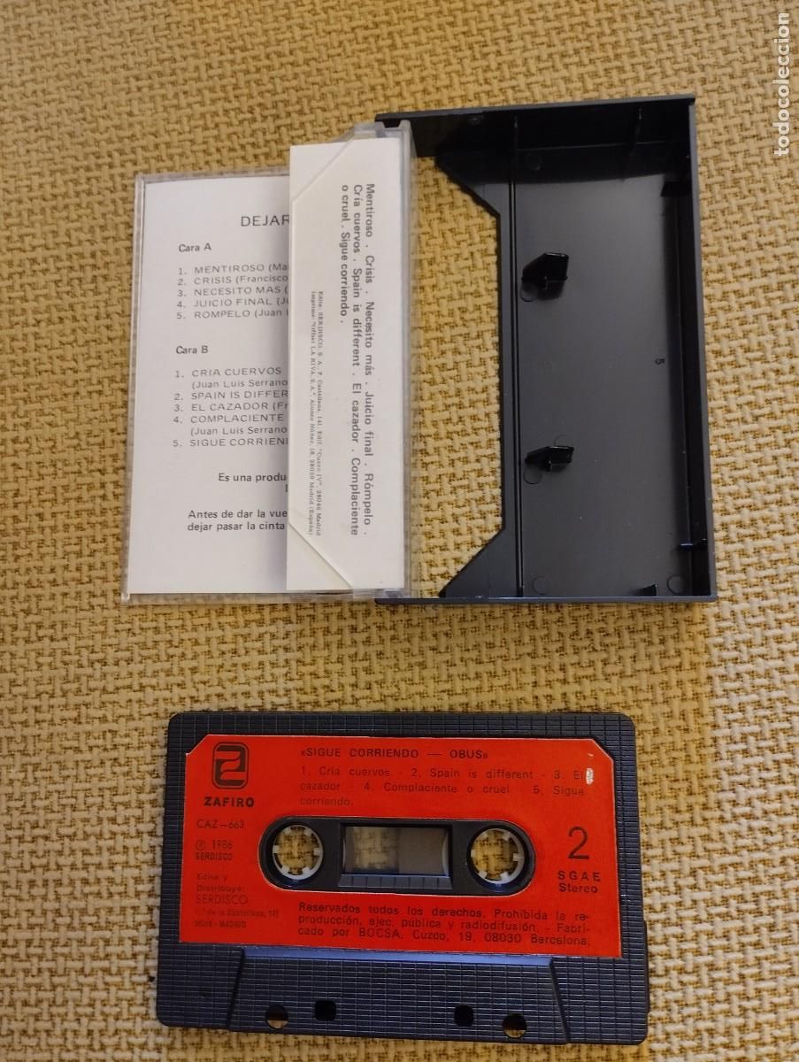 Casetes antiguos: Cinta casette antigua Obus - Foto 4