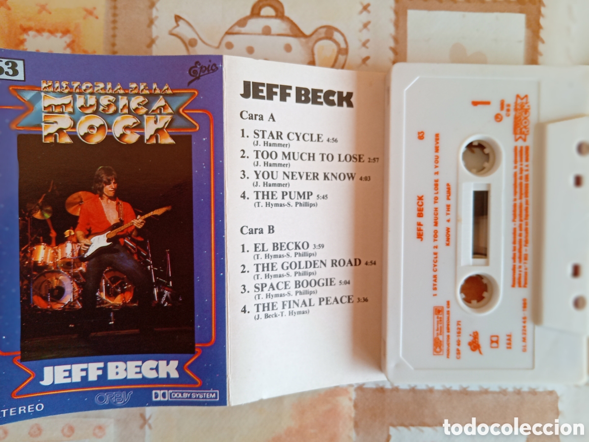 Casetes antiguos: JEFF BECK. 2 X CASSETTES. ORIGINALES - Foto 4