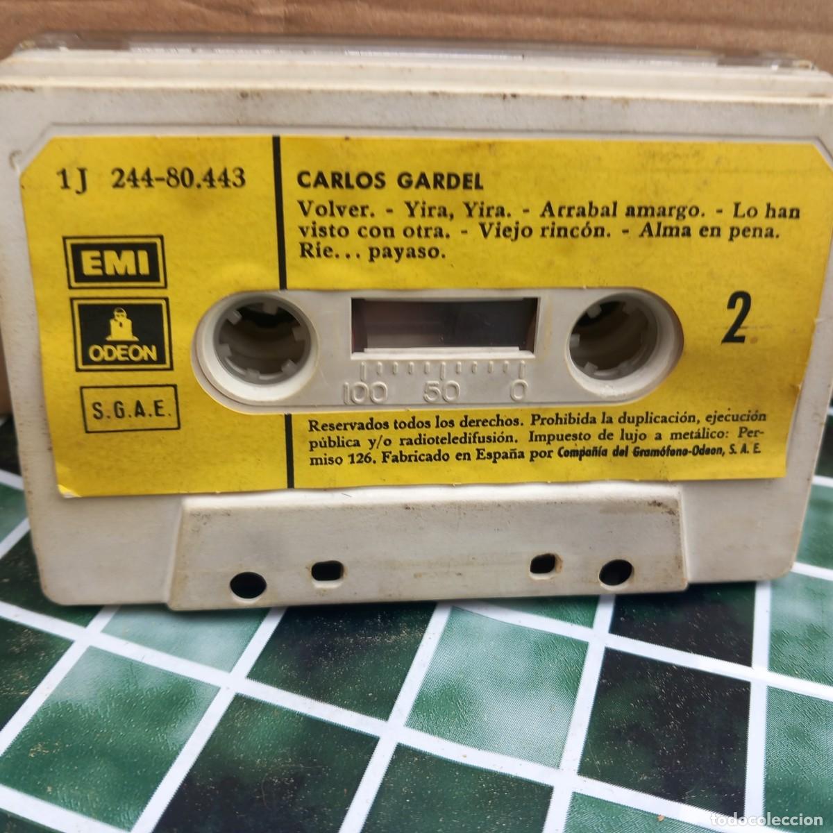 Casetes antiguos: Carlos Gardel - Adi&oacute;s Muchachos (Emi, 1969) - Foto 1