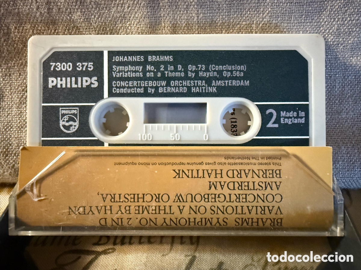 Casetes antiguos: Brahms - Bernard Haitink - Symphony No. 2 (Cassette) - Foto 3
