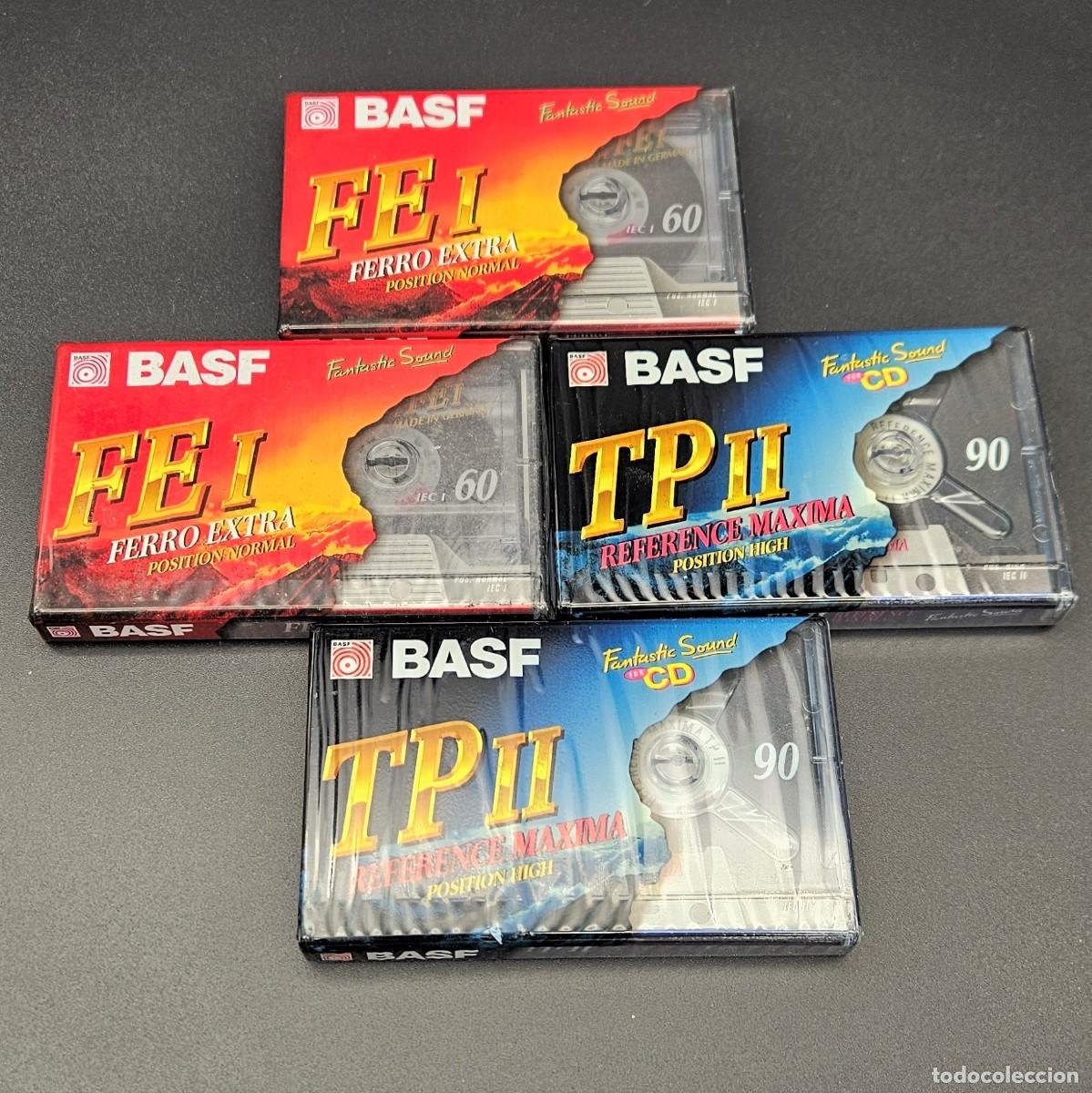 Casetes antiguos: BASF 60 - 4 CASSETTEN Precintado. - Foto 1