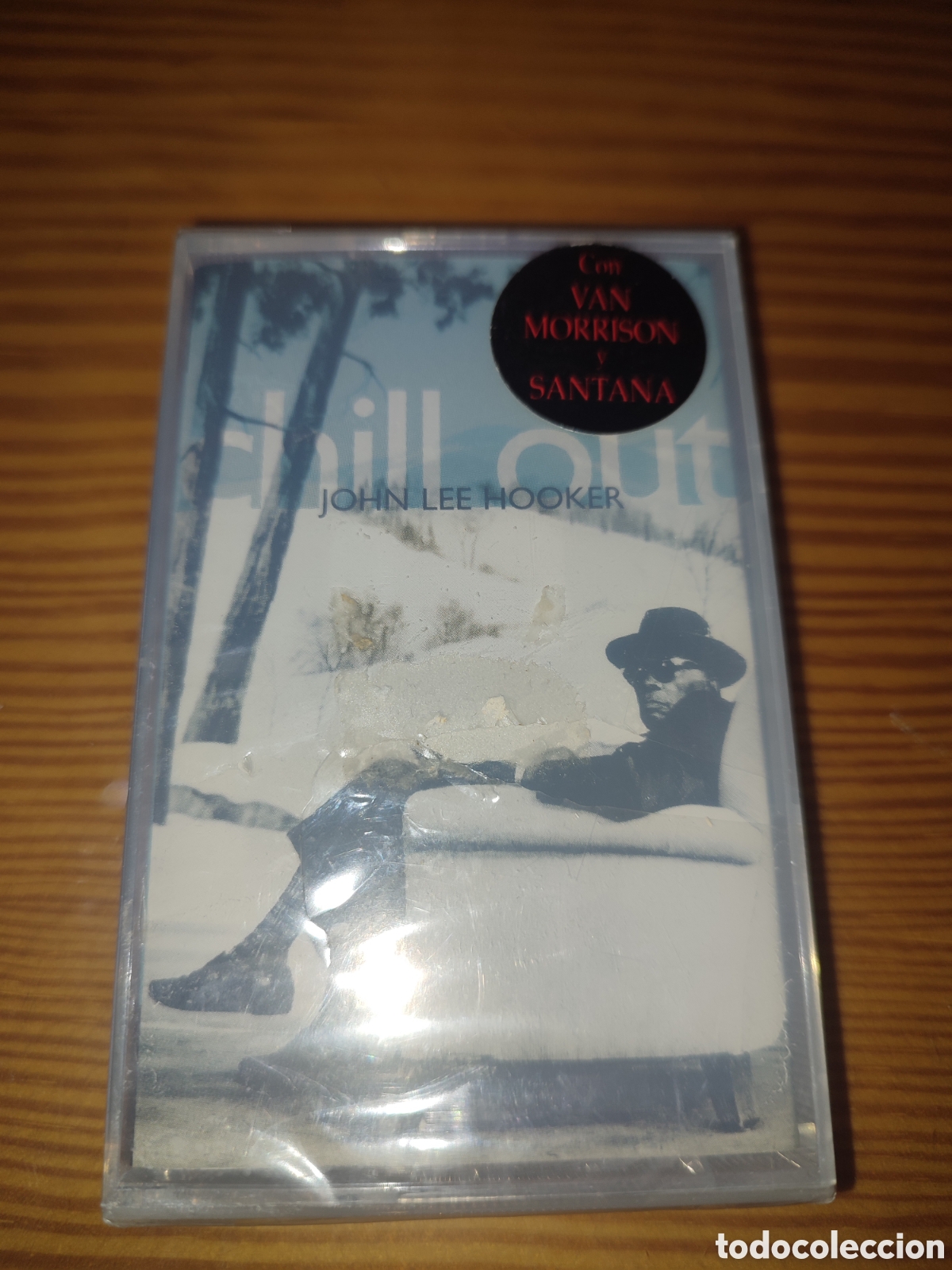 Cassetes antigas: Precintado !! Cinta de cassette de John Lee Hooker &rdquo; Chill Out&rdquo; nuevo a estrenar