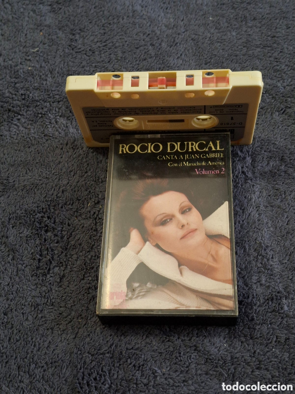 Casetes antiguos: CT14. Roc&iacute;o D&uacute;rcal Canta A Juan Gabriel Volumen 2, Del 1978.
